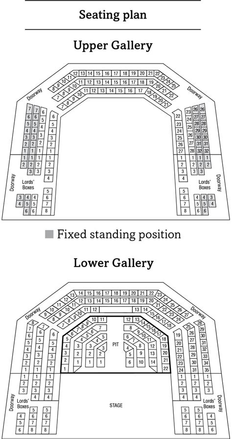 Alnwick Playhouse Seating Plan