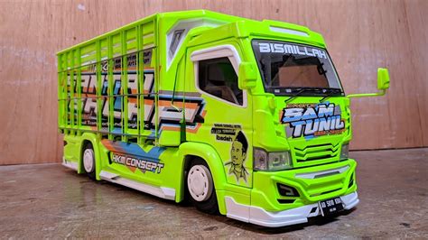 REVIEW MINIATUR TRUK RC CANTER FULL SPECK MBOIS YouTube