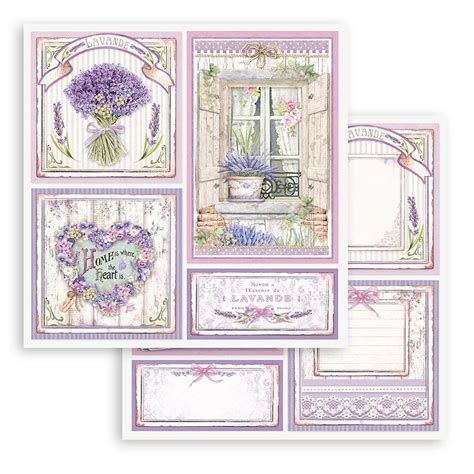 Stamperia 2 Seitiges 12x12 Designpapier Provence Cards Bastel Welt