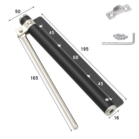 Stainless Steel Automatic Mounted Spring Door Closer Adjustable For