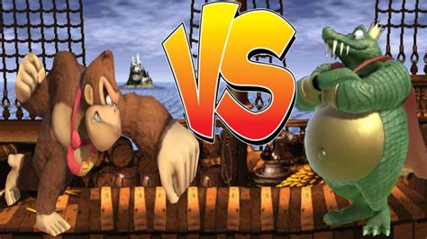 Donkey Kong Vs King K Rool Youtube