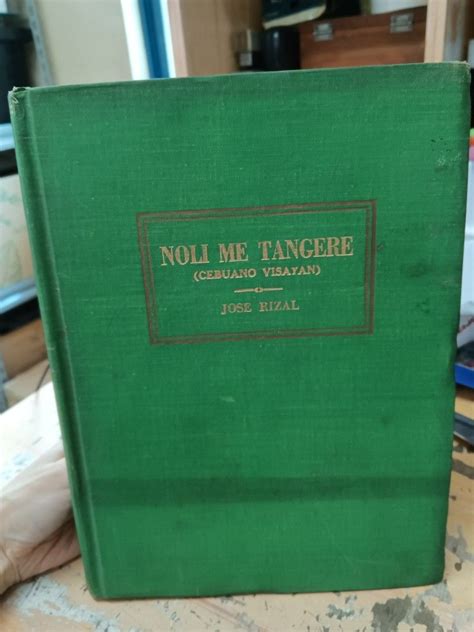 Noli Me Tangere Cebuano Visayan Ni Dr Jose Rizal Antique Vintage