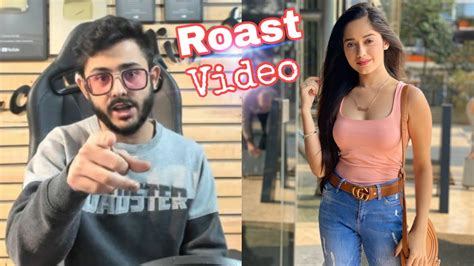 Carryminati Roasted Beautiful Tiktok Girl Tiktok Vs Youtube Part