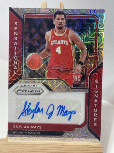 Panini Prizm Sensational Signatures Mojo Skylar Mays