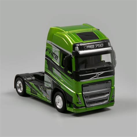 Купить BBurago Volvo FH16 Globetrotter 750 XXL металл зеленый в