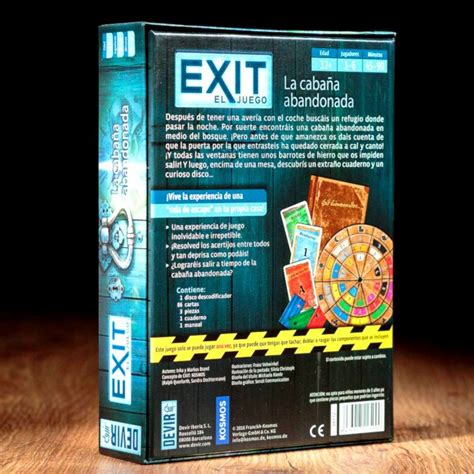 Juego De Mesa Exit La Caba A Abandonada Compra Emarket Per