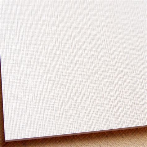 White Linen Textured Cardstock, 250gsm Premium Cardstock, DIY Printable ...