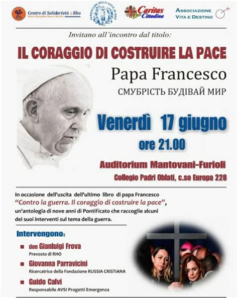 Il Collegio Dei Padri Oblati Organizza L Incontro Il Coraggio Di