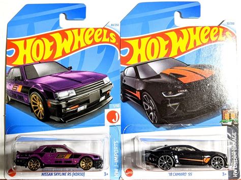 Hot Wheels 2024 18 Camaro SS HW Dream Garage Nissan Skyline RS KDR30