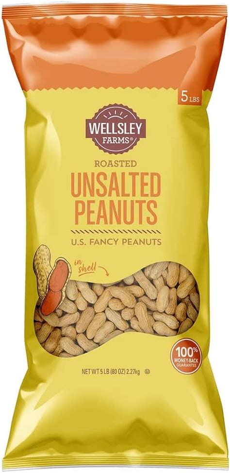 Amazon Hoody S In Shell Classic Roast Peanuts Unsalted 5 Lbs 1