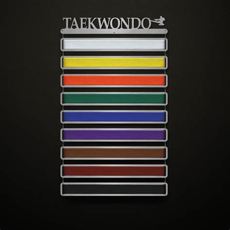 Taekwondo Belt Display Modular Design Male Female or No Figure Options ...