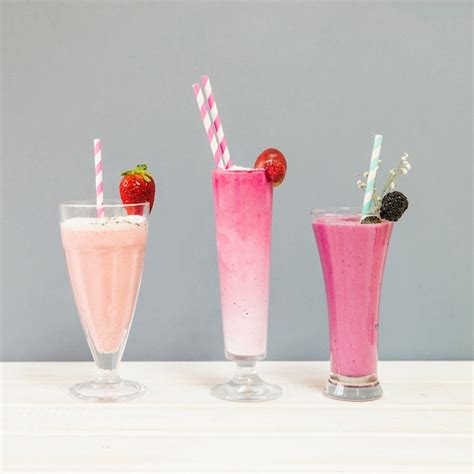 Premium Photo | Three delicious summer smoothies