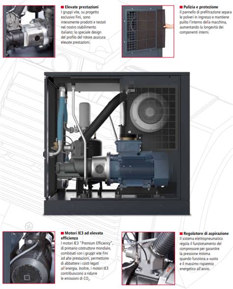 COMPRESSORI ROTATIVI A VITE A INIEZIONE DOLIO CON TRASMISSIONE DIRETTA