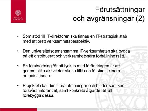 Universitetsgemensam It Ppt Ladda Ner