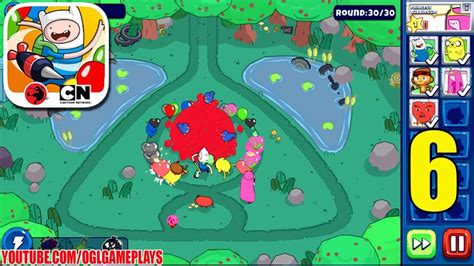 Bloons Adventure Time TD Gameplay 6 Grasslands Apple Thief Level 2