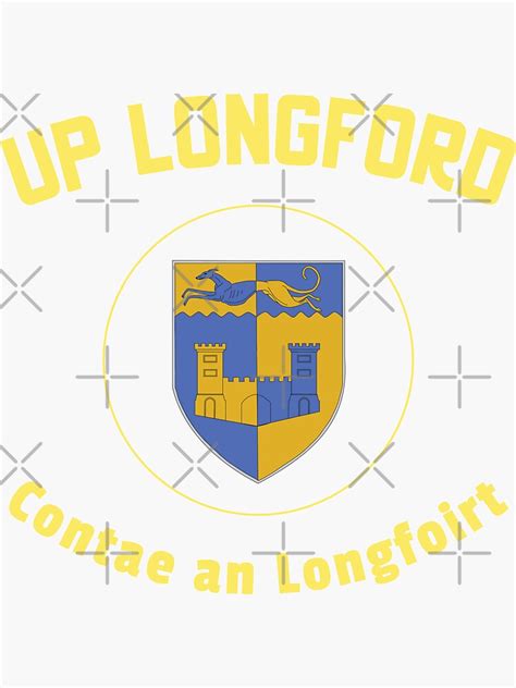 Up Longford Contae An Longfoirt Sticker For Sale By Paulireland2022 Redbubble