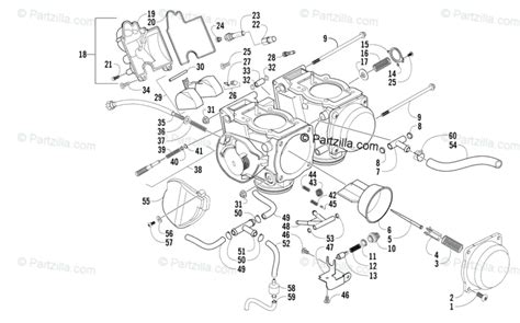 Arctic Cat 650 H1 Carburetor Parts Diagram