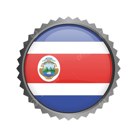 Costa Rica Flag Icon Costa Rica Flag Costa Rica Flag Png And Vector