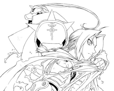 Fullmetal Alchemist Coloring Pages