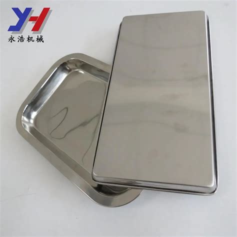 Custom Made High Quality Square Stainless Steel Drip Tray With Drain