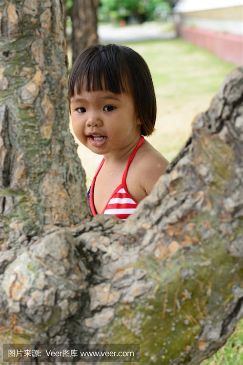 亚裔女婴穿美式比基尼 asian baby girl wear america bikini 花瓣网