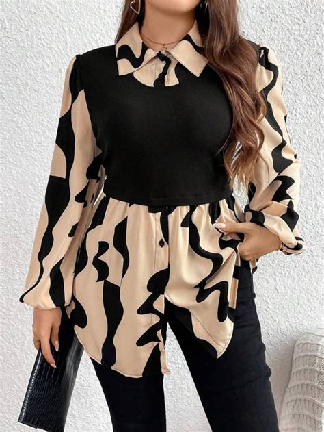 Shop For Plus Size Curve Women Tops Curve Tops Shein Usa