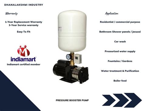 3000 Lbps 10 Hp Pressure Booster Pump For Commercial At Rs 12000