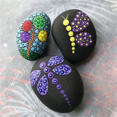 Pin on stone art | Mandela rock painting, Rock painting designs, Mandala rock art