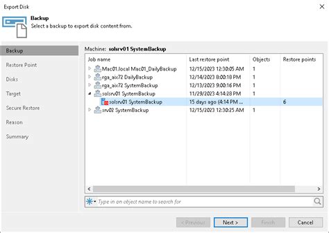 Step 2 Select Backup Veeam Agent For Oracle Solaris User Guide