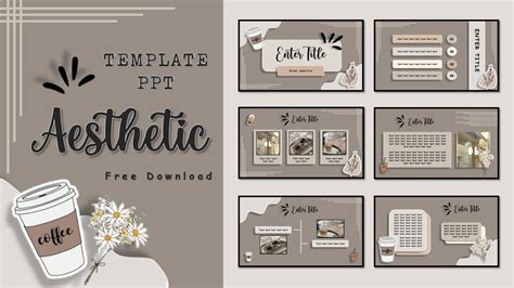 Aesthetic Ppt 6 Animated Slide Easy Simple Free Template Artofit