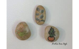 Use Rub On Transfers To Transform Rocks Dollar Store Style