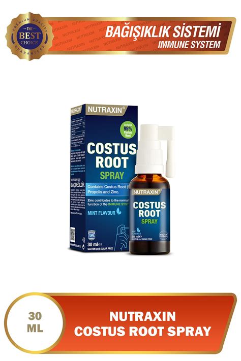 Nutraxin Kust-i Hindi (COSTUS ROOT) Sprey 30 ml - Fiyatı, Yorumları