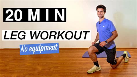 20 Minute Leg Workout YouTube