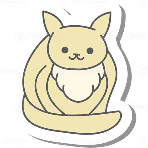 Free Aesthetic Cat Sticker Various Poses 16731415 PNG with Transparent ...