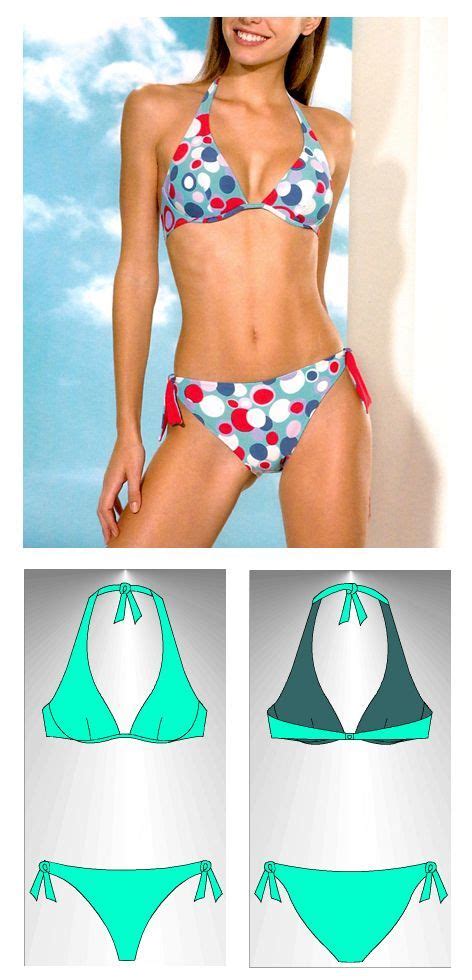 Bikini Sewing Pattern Caicos Patr N De Bikini Caicos Patr N De