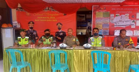 Pos Pam Natal Dan Tahun Baru Anggota Koramil Rembang Giat