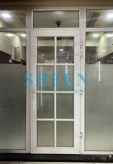 Swing Interior Upvc Fixed Casement Door Mm Toughened Glass At Rs