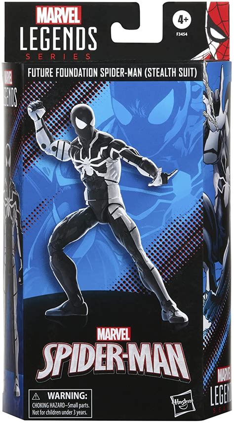 Marvel Legends Exclusives Future Foundation Spider Man Stealth Suit