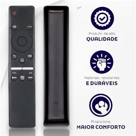 Controle Para Tv Samsung Serie Au Au Netflix Prime Shopee Brasil