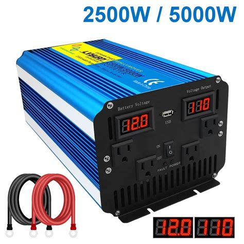 W Pure Sine Wave Solar Power Inverter Dc V V To Ac V V