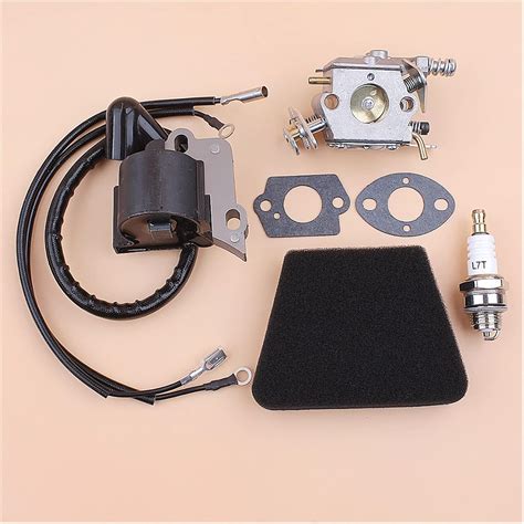 Carburetor Air Filter Ignition Coil Module For Spark Plug Kit Fit For