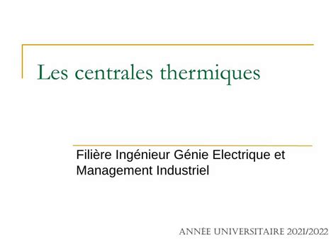 PDF Filière Ingénieur Génie Electrique et Management Industriel