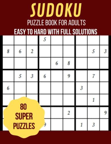 Easy Sudoku For Seniors 2022 Edition Easy Suduko Puzzle Books For