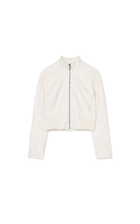 Geacă din imitație de piele Culoare nude CROPP CU X