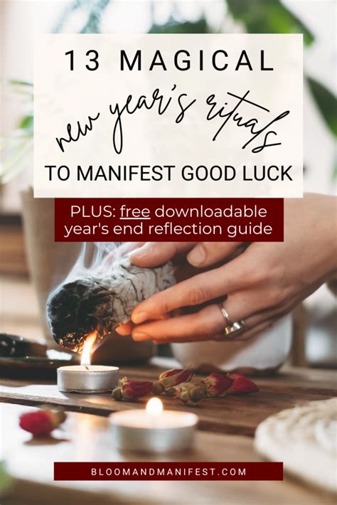 13 Rituals for New Years: Manifest Prosperity in 2023 - Bloom and Manifest