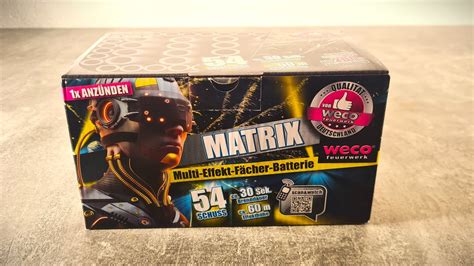 MATRIX Weco Multi Effekt Fächer Batterie Colour Xplosion