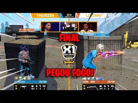 THURZIN VS LDZINN O X1 MAIS ESPERADO DO FREE FIRE FINAL X1 DOS CRIAS