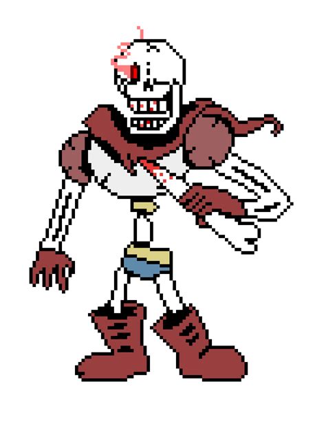 Pixilart Disdain Papyrus Sprite By Pixeltalerenan