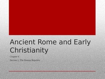 Ancient Rome and Early Christianity by Kevin Haar's History Lessons