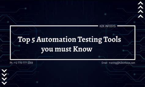 Top 5 Automation Testing Tools You Must Know